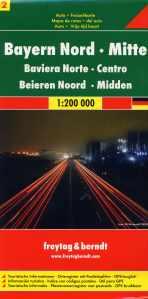 Autokarte Bayern Nord