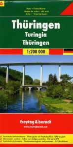 Autokarte Th�ringen