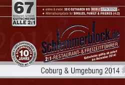 Schlemmerblock 2012 Coburg und Umgebung