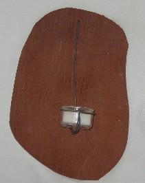 Keramik oval mit Teelicht