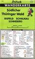 Wanderkarte s&uuml;dlicher Th&uuml;ringer Wald
